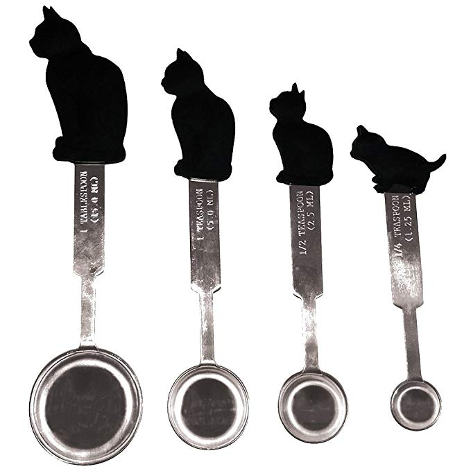 Cat Stainless Steel Measuring Spoon Set