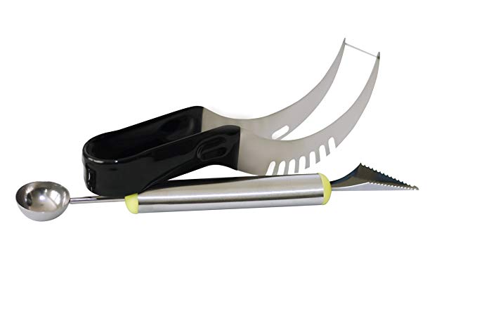 Premium Stainless Steel Watermelon Slicer, and Baller/Carver set