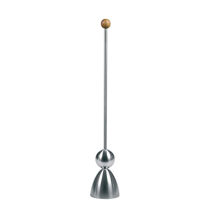 The Original Clack Egg Opener - German Engineered Stainless Steel Egg Topper - Premium Quality Egg Accessories (Wooden Top)