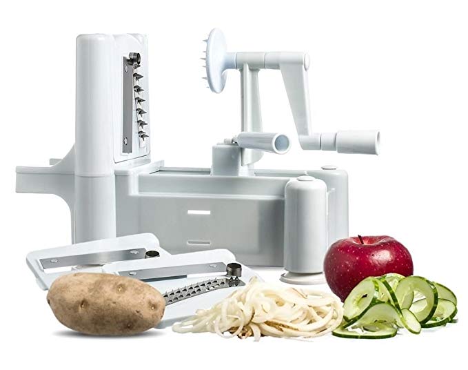 Kabalo Spiralizer Vegetable Fruit Spiral Julienne Shredder Slicer Cutter Peeler