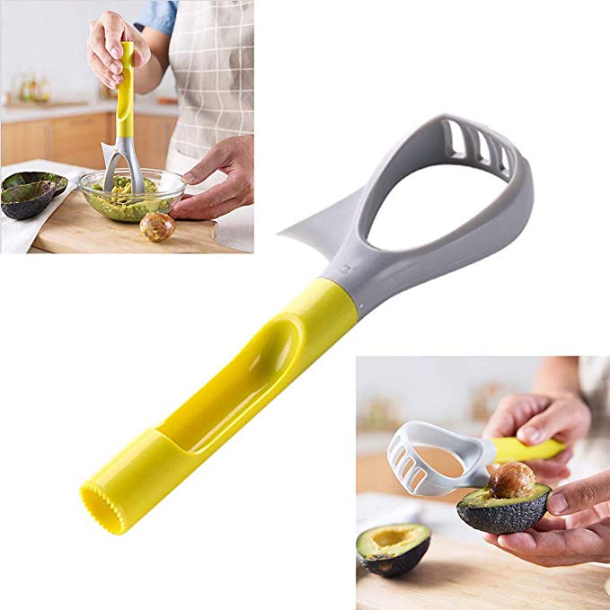 Auony 5-in-1 Avocado Slicer / Avocado Pitters / Avocado Cutter / Avocado Masher