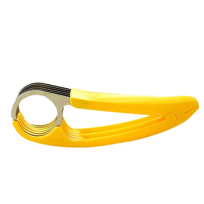 Sandalas Creative Banana Slicer Cutter Chopper Fruit Vegetable Peeler Home & Kitchen Tool