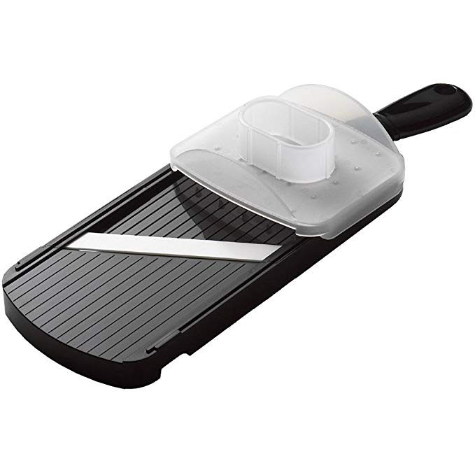 Kyocera Advanced Ceramic Double-edged Mandolin Slicer With Guard, Black