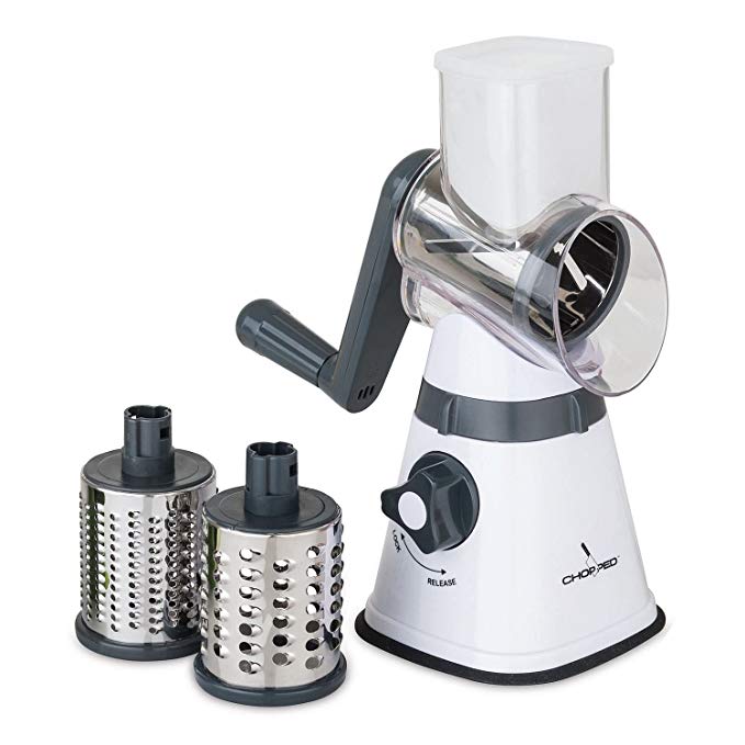 Chopped 60235-6783 Drum Grater and Slicer, 3 Blade, White